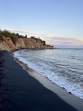 Playa Negra and cliffs