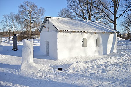 A snow church in Finland (exterior)