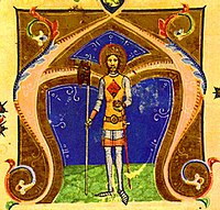 Upodobitev Sv. Ladislava v Chronikon Pictum