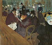 Henri de Toulouse-Lautrec, Ĉe Moulin Rouge, 1892