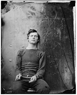 Lewis Powell dagen efter hans arrestation den 18. april 1865