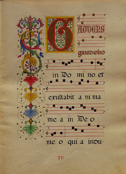 File:Liber choralis S.Leonardi (MCM), XV Gaudens gaudebo.JPG