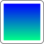 A linear, or axial, color gradient Linear-gradient.svg