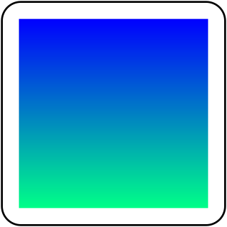 Color gradient Specifies a range of position-dependent colors