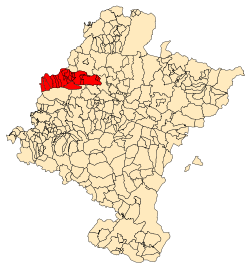 Ла-Барранка (комарка) орналасуы