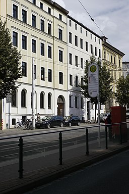 Ludwig-Wucherer-Straße 63-64, TRAM Straßenbahn Haltestelle Willy Lohmann Straße, nördliche Innenstadt Halle (Saale) - panoramio