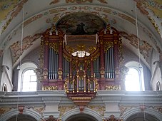 Orgel in Jesuitenkirche te Luzern, 1982