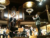 Mørk, Marriner, Orquesta Nacional de España, Auditorio Nacional, Madrid, 1 februari 2015.jpg