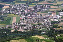 Zicht op Münsingen