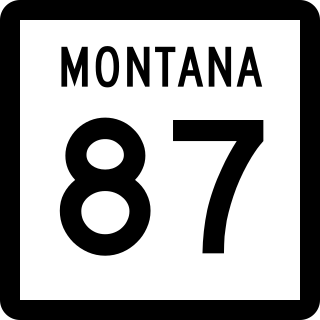 <span class="mw-page-title-main">Montana Highway 87</span> State highway in Montana