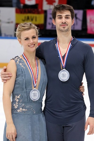 Madison Hubbell and Zachary Donohue at the 2016 Trophée de France