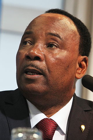 <span class="mw-page-title-main">Mahamadou Issoufou</span> President of Niger from 2011 to 2021
