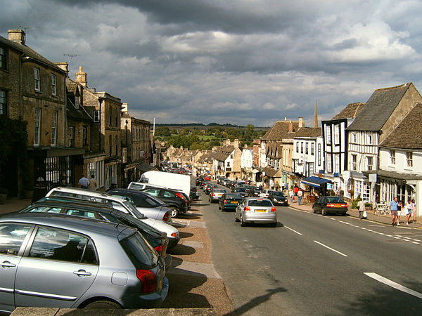 Looking north along 'The Hill'