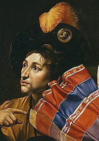 Detail from Adoration of the Magi; generally believed to be a self-portrait