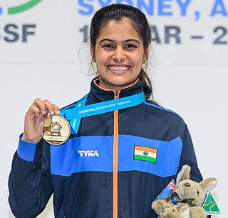 <span class="mw-page-title-main">Manu Bhaker</span> Indian sport shooter