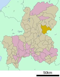 Osaka, Gifu dissolved municipality in Mashita district, Gifu prefecture, Japan