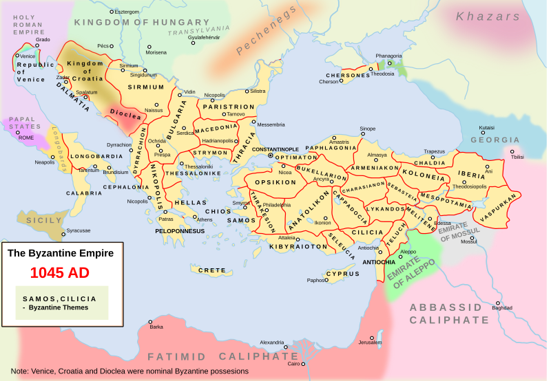 File:Map Byzantine Empire 1045.svg