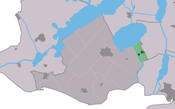 Localização no antigo município de Gaasterlân-Sleat