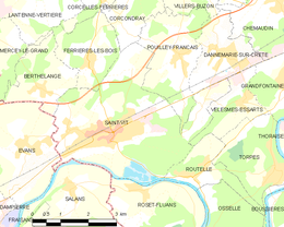 Saint-Vit – Mappa