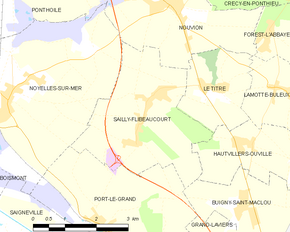 Poziția localității Sailly-Flibeaucourt