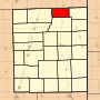 Thumbnail for File:Map highlighting Papineau Township, Iroquois County, Illinois.svg