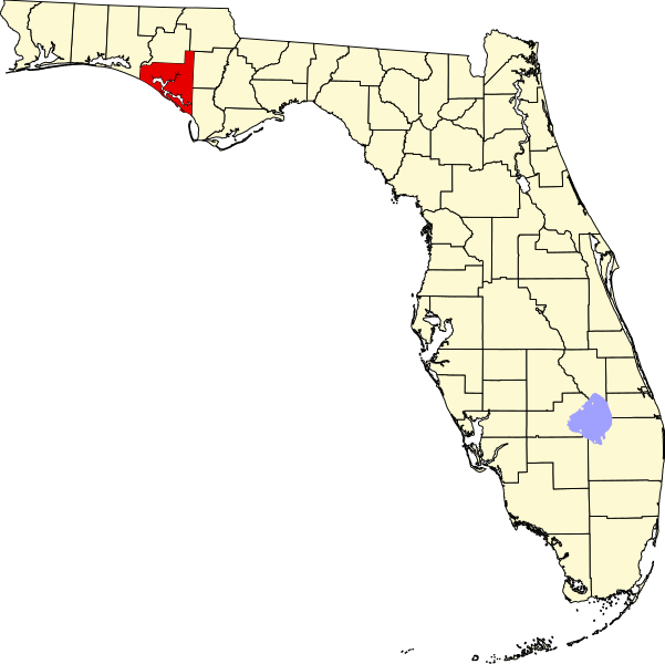 File:Map of Florida highlighting Bay County.svg