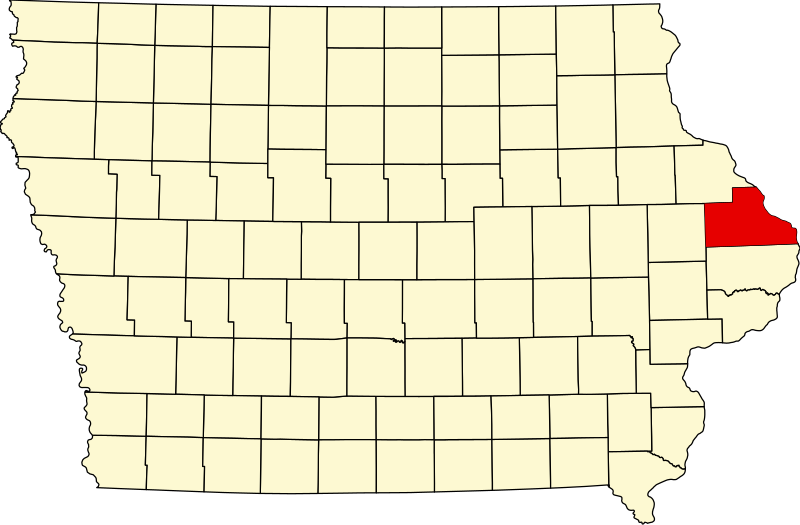 صورة:Map of Iowa highlighting Jackson County.svg