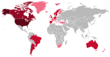 Map of the Danish Diaspora in the World.svg
