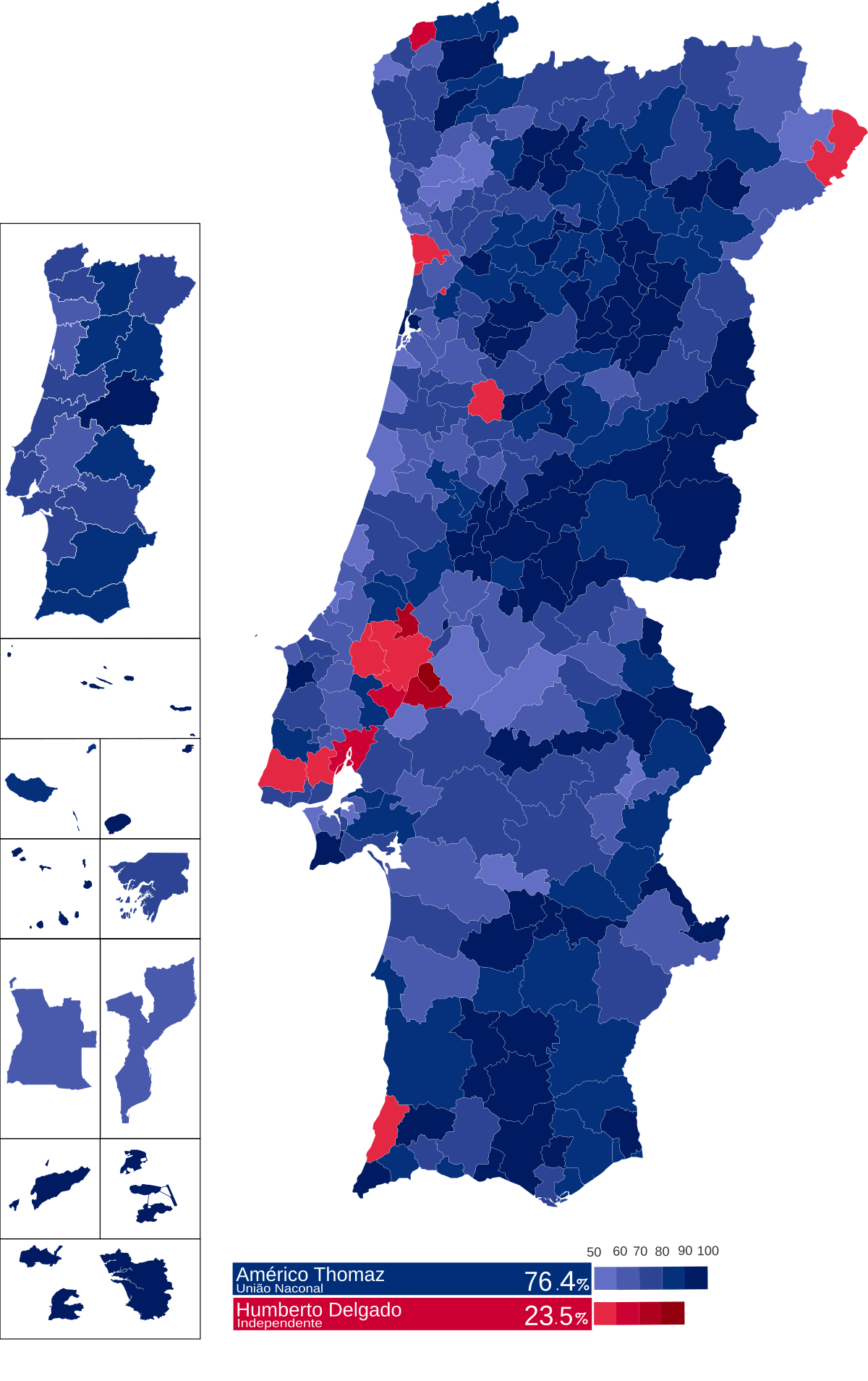 File:Mapa das eleições presidenciais portuguesas de 2021 por distritos.svg  - Wikipedia