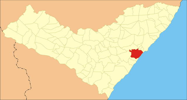 Localização de Marechal Deodoro em Alagoas