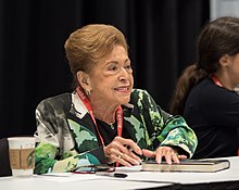 Higgins Clark signing books at BookExpo America in 2018