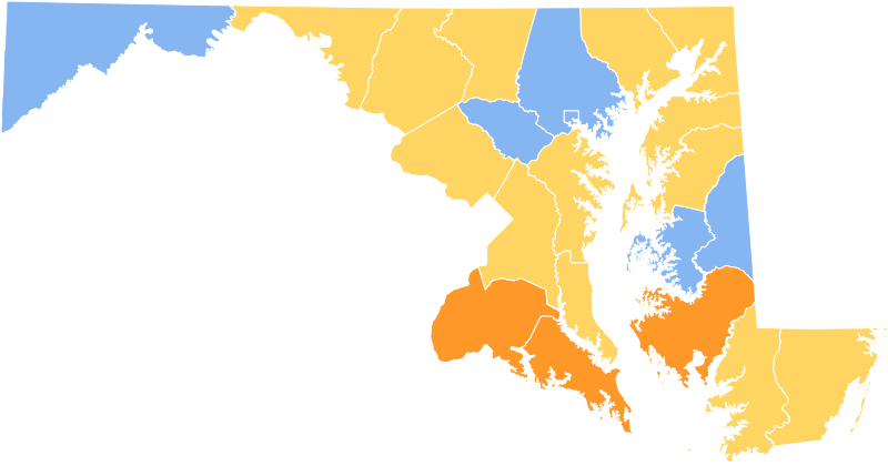 File:Maryland Presidential Election Results 1852.svg