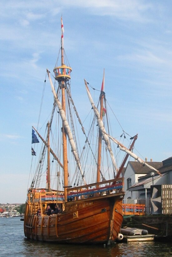 A replica of Cabot's ship the Matthew