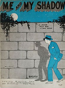 Sheet music cover, 1927 Me and Shadow.jpg