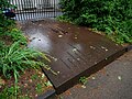 Memorial to the 7 July 2005 London bombings in Tavistock Square, Bloomsbury.