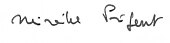 signature de Mireille Prigent