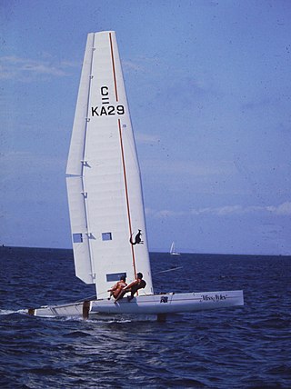 <i>Miss Nylex catamaran</i>