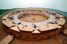 Model tvrđave Redoubt izložen u muzeju.