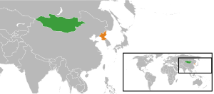 Gambar mini seharga Hubuangan Mongolia jo Korea Utara