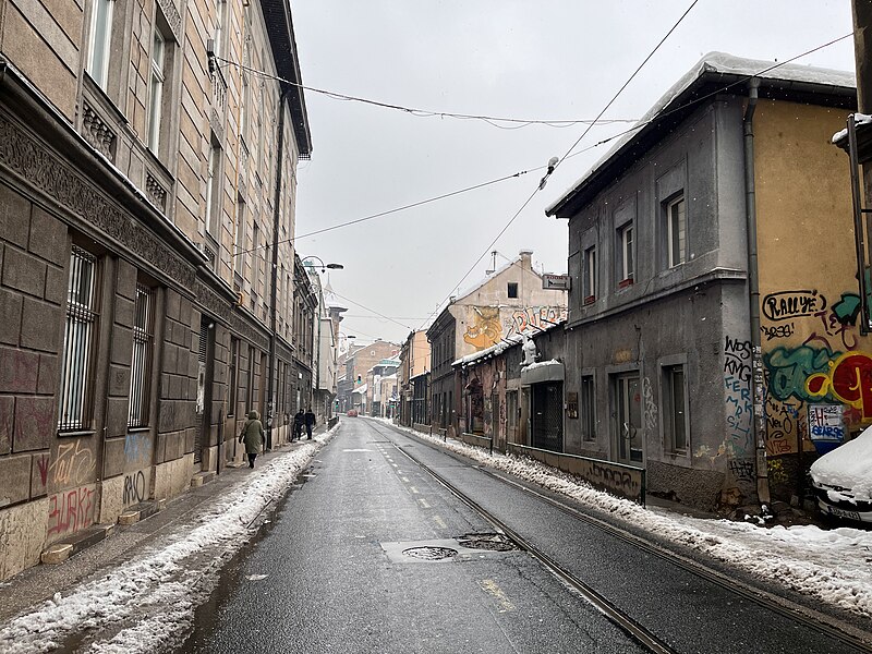 File:Mula Mustafa Bašeskija street 2023.01.22 2.jpg