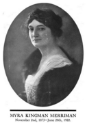 Myra Kingman, journalist, clubwoman