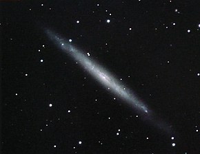 Galaxie NGC 4244. Autor: Ole Nielsen