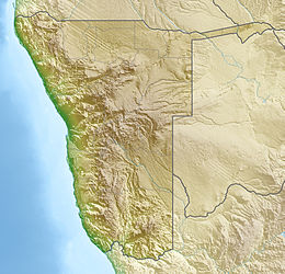 Mappa di localizzazione: Namibia