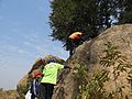 Natural boulder rock practice and trainning by Pathajatra club Budge Budge DSCN1185.jpg
