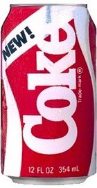 New Coke was manufactured between 1985 and 2002.