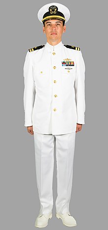 US Navy Men's White Dress Military Crackerjack Jumper Uniform 42R Top Shirt NEW