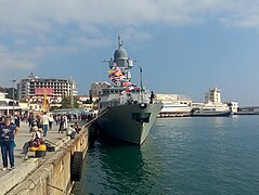 La corvette russe Orekhovo-Zouyevo (classe Bouyan M).