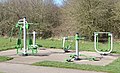 Outdoor gym at Copy Farm Park, Netherton