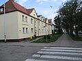 Ustka, ul. Plac Dąbrowskiego- zabudowa z lat 30- tych XX w.