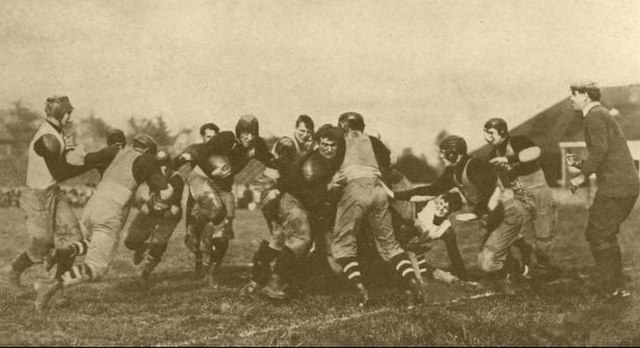 The Columbus Panhandles playing a game during the 1910s at Indianola Park.